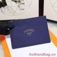 Hermes Cosmetic Bag H3700 Blue