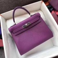 Hermes Kelly 32cm28cm Shoulder Bag TOGO Leather KY28 Purple