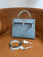 Hermes Kelly Shoulder Bags Ostrich skin KL2655 10