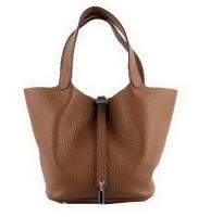 Hermes Picotin Lock MM Bags Clemence Leather H8616 Wheat