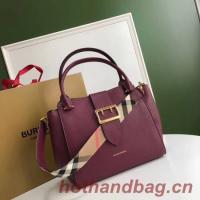 BURBERRY Medium Banner tote bag 0221 Burgendy BURBERRY Medium Banner tote bag 0221 Burgendy