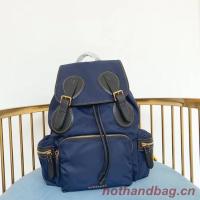 Burberry Large Backpack Fabric BU3699 blue Burberry Large Backpack Fabric BU3699 blue