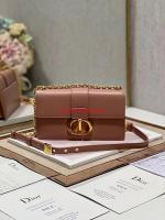 DIOR 30 MONTAIGNE EAST WEST BAG WITH CHAIN Calfskin M9334 pink