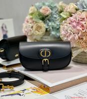 DIOR BOBBY EAST WEST BAG Box Calfskin M9317S Black