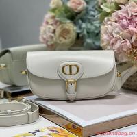 DIOR BOBBY EAST WEST BAG Box Calfskin M9317S Off White