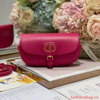 DIOR BOBBY EAST WEST BAG Box Calfskin M9317S Rose