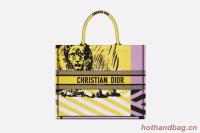 DIOR BOOK TOTE BAG TOILE DE JOUY M1286 27 yellow