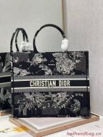 DIOR BOOK TOTE Embroidery C1286 31 black