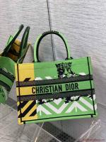 DIOR BOOK TOTE Embroidery C1287 28 green