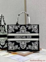 DIOR BOOK TOTE leather C1211L 2 black
