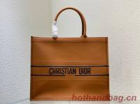 DIOR large leather tote Bag C1286 33 brown