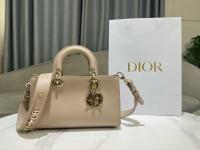 DIOR small Lady D Sire My ABCDior Bag Bull Leather M11509T Beige