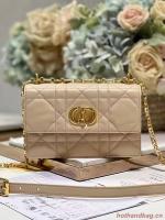 Dior MISS CARO MINI BAG Macrocannage Lambskin S5169UD Sand Colored