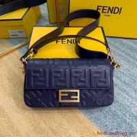 FENDI BAGUETTE Mini Shoulder Bag 8BS017 dark blue