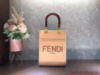 FENDI SUNSHINE SHOPPER leather mini bag F1620 pink
