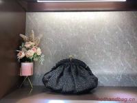 FENDI raffia bag F7641 black