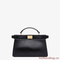 Fendi PEEKABOO ISEEU EAST WEST Black leather bag 8BN323