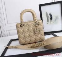 LADY DIOR MY ABCDIOR BAG Cannage Lambskin M0538O apricot