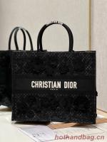LARGE DIOR OR DIOR BOOK TOTE D Lace Embroidery M1286ZTD 1