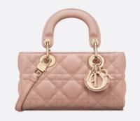 Lady D Joy Micro Bag Rose des Vents Cannage Lambskin S0910O