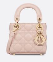Lady Dior Micro Bag Powder Pink Cannage Lambskin S0856O