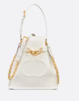 MEDIUM CEST DIOR BAG CD Embossed Calfskin M2271UBHA Latte