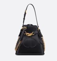MEDIUM CEST DIOR BAG CD Embossed Calfskin M2271UBHA black