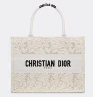 MEDIUM DIOR BOOK TOTE Effect M1296ZSEL White