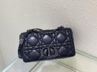 MEDIUM DIOR CARO BAG Gradient Cannage Lambskin M9242WN black