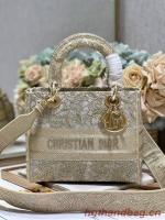 MEDIUM DIOR OR LADY D LITE BAG M0565OOCO 2