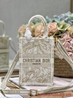 MINI DIOR BOOK TOTE PHONE BAG Embroidery S5555CES 1