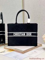 SMALL DIOR BOOK TOTE Velvet C1287 5 black