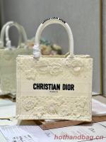 SMALL DIOR DIOR BOOK TOTE D Lace Embroidery M1296ZRG 1