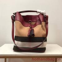 BurBerry Leather Shoulder Bag 3982 Burgendy BurBerry Leather Shoulder Bag 3982 Burgendy
