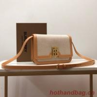 BurBerry Leather Shoulder Bag 80146 apricot BurBerry Leather Shoulder Bag 80146 apricot