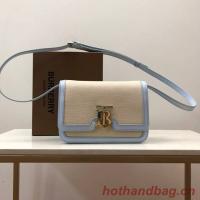 BurBerry Leather Shoulder Bag 80146 light blue BurBerry Leather Shoulder Bag 80146 light blue