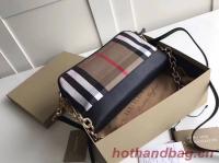 Burberry Calfskin Leather Should Bag 41711 black Burberry Calfskin Leather Should Bag 41711 black
