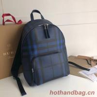 Burberry Large Backpack canvas BU41003 blue Burberry Large Backpack canvas BU41003 blue