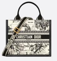 Small Dior Book Tote Latte Multicolor Dior Zodiac Embroidery and Black Calfskin M1325CET Small Dior Book Tote Latte Multicolor Dior Zodiac Embroidery and Black Calfskin M1325CET