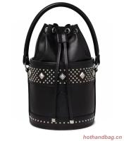SAINT LAURENT LE MAILLON HOOK BUCKET BAG IN SUPPLE LEATHER Y696333 black