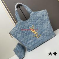 SAINT LAURENT SHOPPING Denim bag Y205320 light blue