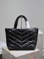 SAINT LAURENT TOTE IN SILKTECH CANVAS Y577729 1 BLACK