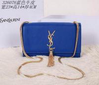 Saint Laurent mini Monogramme Cross body Shoulder Bag 326076 Blue