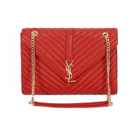 Yves Saint Laurent Classic Monogramme Flap Bag Y9201 Red