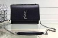 Yves Saint Laurent Cross body Shoulder Bag Y13928 Black