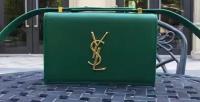 Yves Saint Laurent Cross body Shoulder Bag Y26605 Green