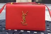 Yves Saint Laurent Cross body Shoulder Bag Y26605 Red