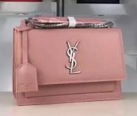 Yves Saint Laurent Cross body Shoulder Bag Y8816 Pink