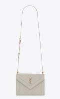 Yves Saint Laurent GABY MINI SATCHEL IN QUILTED LAMBSKIN 6855741 BLANC VINTAGE