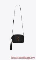 Yves Saint Laurent LOU CAMERA BAG IN QUILTED LEATHER 612544 black